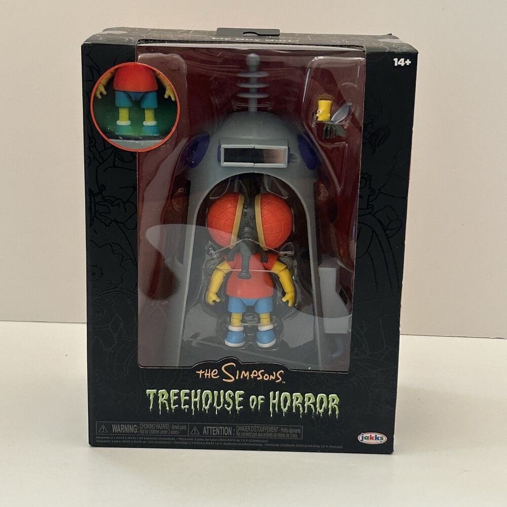 Jakks Pacific Simpsons Treehouse of Horror FLY BOY BART 5 Inch Figure NEW